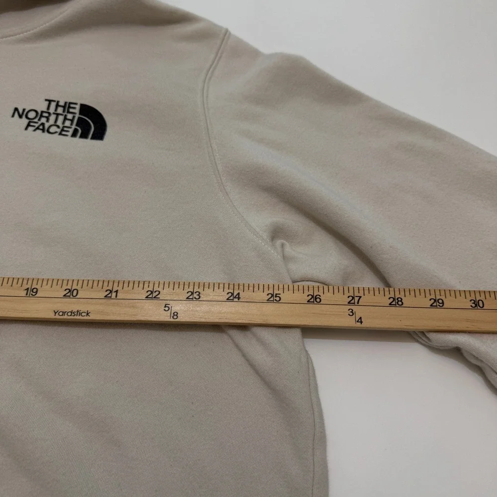 The North Face Half‎ Dome Tan Cotton Blend Pullover Hoodie Mens XL